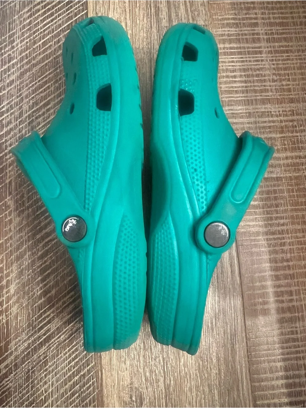 CROCS Teal Green Classic Clogs